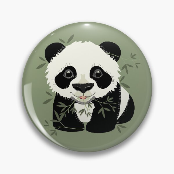 Item preview, Panda with Bamboo Leaves designed and sold by Karin Taylor.
