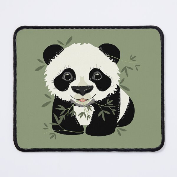 Item preview, Panda with Bamboo Leaves designed and sold by Karin Taylor.