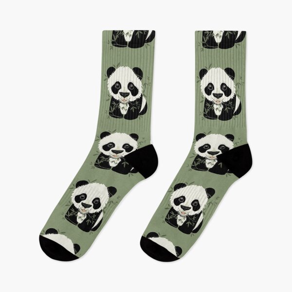 Item preview, Panda with Bamboo Leaves designed and sold by Karin Taylor.