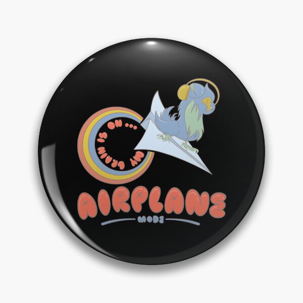 Item preview, My Brain Is On Airplane Mode Cute Introvert Art designed and sold by ElamouriArt.