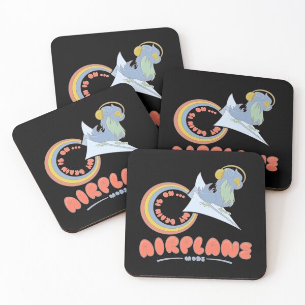 Item preview, My Brain Is On Airplane Mode Cute Introvert Art designed and sold by ElamouriArt.