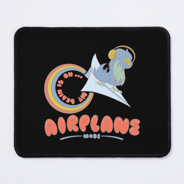 Item preview, My Brain Is On Airplane Mode Cute Introvert Art designed and sold by ElamouriArt.