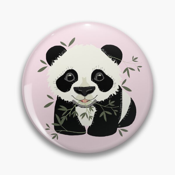 Item preview, Panda with Bamboo Leaves designed and sold by Karin Taylor.