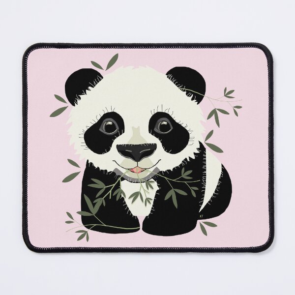 Item preview, Panda with Bamboo Leaves designed and sold by Karin Taylor.