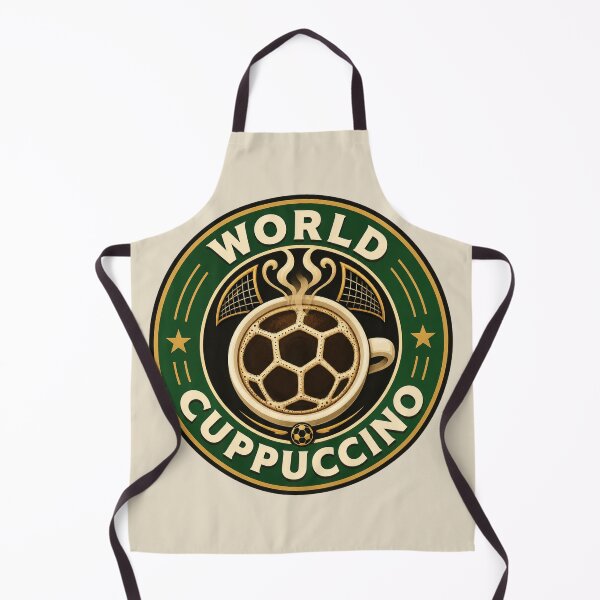 Item preview, World Cuppuccino World Cup Coffee Parody designed and sold by POD DYNASTY | Original Print On Demand T-Shirt Graphics.