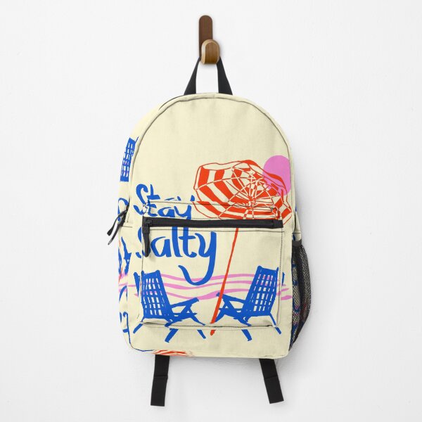 Item preview, Stay Salty Beach Umbrella and Chair Summer Vibes designed and sold by MaiZephyr.