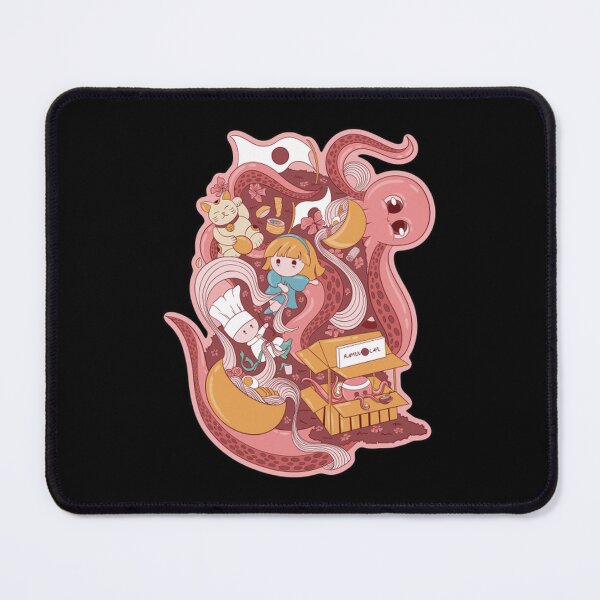 Item preview, Ramen Party In Night Market Kawaii Food Art designed and sold by ElamouriArt.
