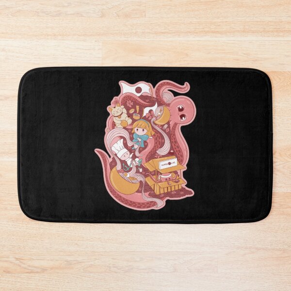 Item preview, Ramen Party In Night Market Kawaii Food Art designed and sold by ElamouriArt.