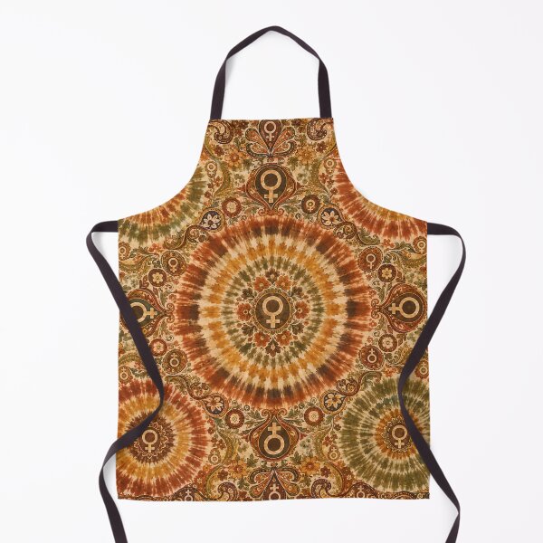 Item preview, Earth Tone Feminist Symbol Tie Dye Bohemian Collection designed and sold by PinUpPizzazz.