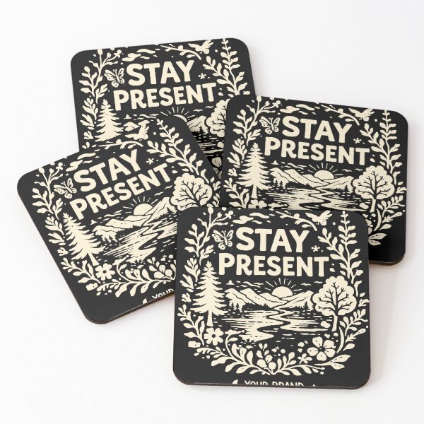 Item preview, Stay Present Nature Scene T-Shirt designed and sold by Matinez Pink.