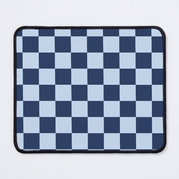 Item preview, Navy and Light Blue Checkered Phone Case for Teens and Girls | Minimalist Blue Checkerboard Journal for Students | Cute Navy Checkers Tote Bag for Teacher | Classic Blue Checker Blanket designed and sold by VivaFy.