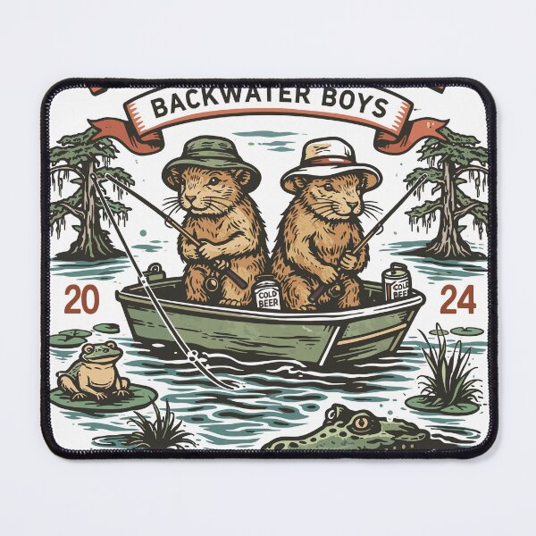 Item preview, River Rat Fishing T-Shirt designed and sold by Matinez Pink.