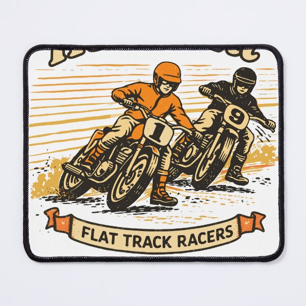 Item preview, Hell Bent Flat Track Racers designed and sold by Matinez Pink.