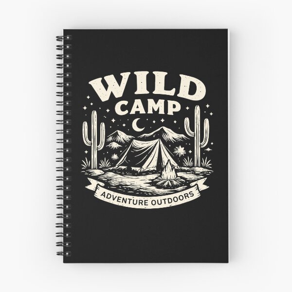 Item preview, Wild Camp Adventure Outdoors T-Shirt designed and sold by Matinez Pink.