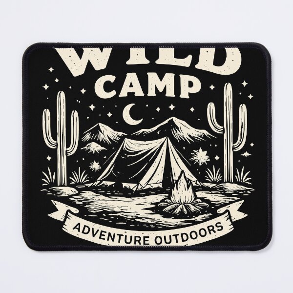 Item preview, Wild Camp Adventure Outdoors T-Shirt designed and sold by Matinez Pink.