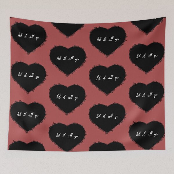 Item preview, Lace Let It All Go Black Heart designed and sold by juliagz.