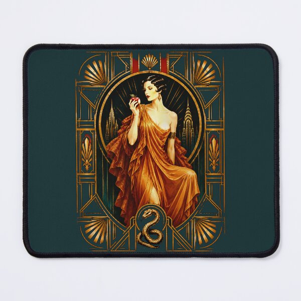Item preview, The Golden Temptation – Art Deco Eve designed and sold by Sanctum Icons.