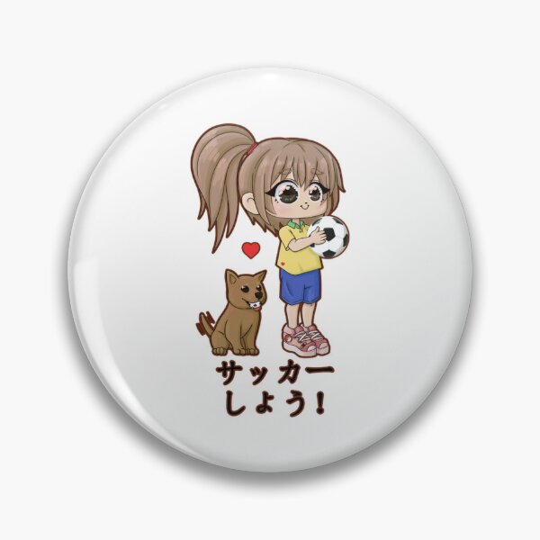 Item preview, Soccer Girl Cute Anime Chibi Sports Art designed and sold by LucianaMoraes.