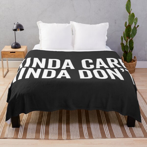 Item preview, Kinda Care Funny Quote designed and sold by quarantine81.