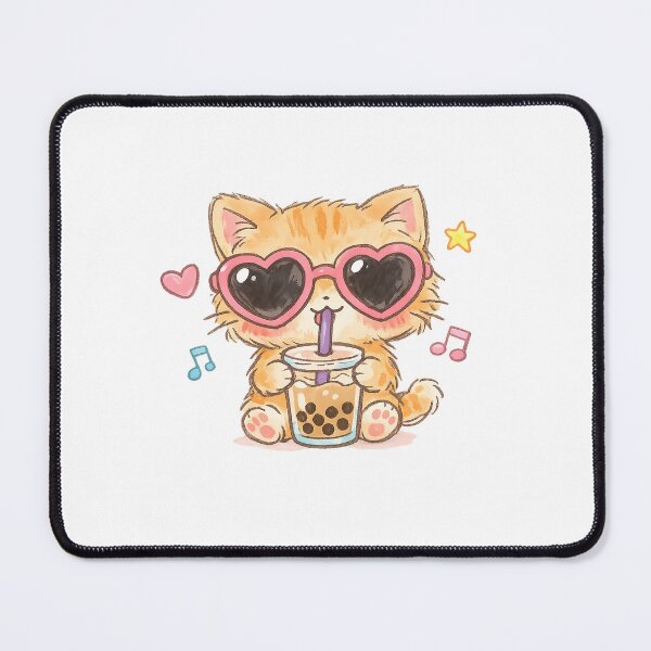 Item preview, Cute cat - Kawaii style art designed and sold by t-patterns.