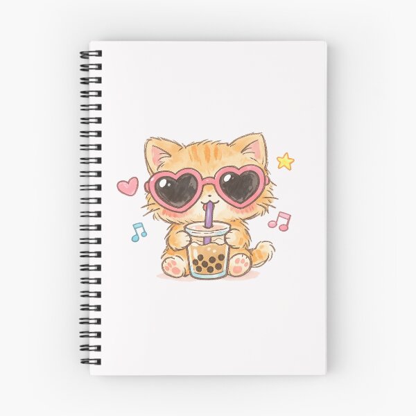 Item preview, Cute cat - Kawaii style art designed and sold by t-patterns.