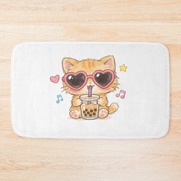 Item preview, Cute cat - Kawaii style art designed and sold by t-patterns.