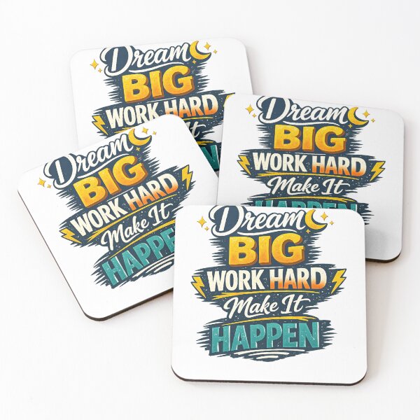 Item preview, Dream Big, Work Hard, Make It Happen designed and sold by Redark01.