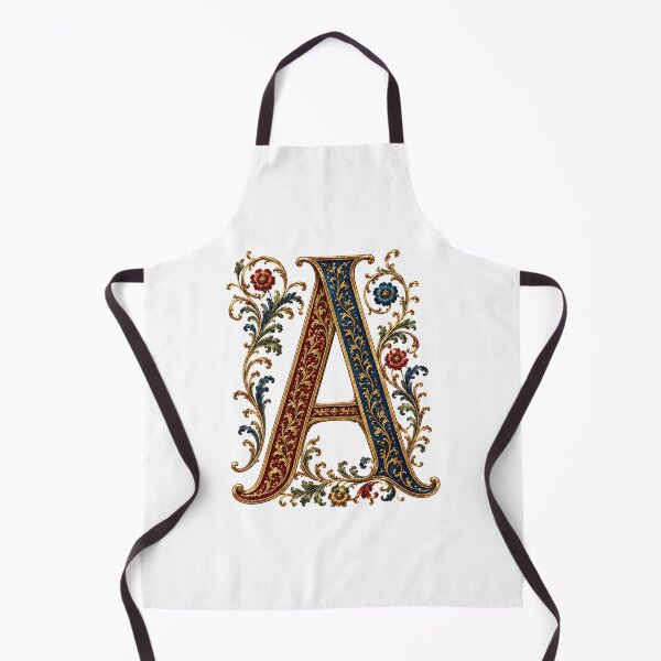 Item preview, Medieval Illuminated Letter A Vintage Monogram designed and sold by ThinkAIdea.
