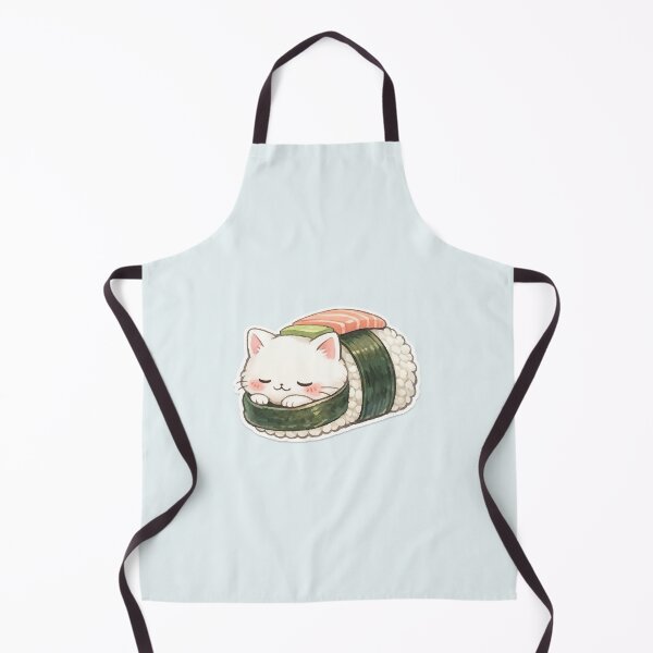 Item preview, Cute sushi cat illustration - Kawaii style art designed and sold by t-patterns.