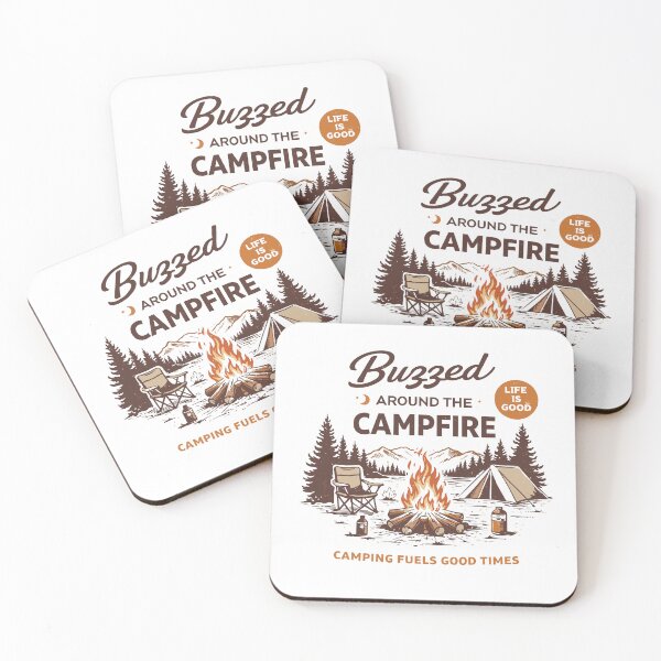 Item preview, Buzzed Around the Campfire designed and sold by Matinez Pink.