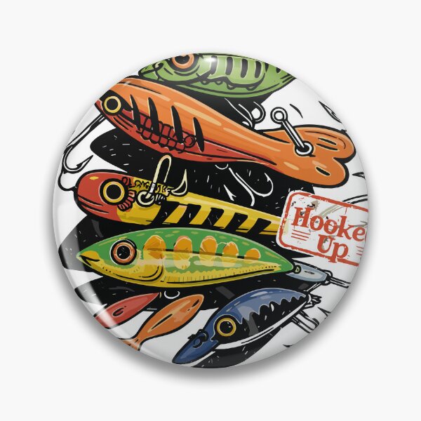Item preview, Hooked Up Fishing Lures designed and sold by Matinez Pink.