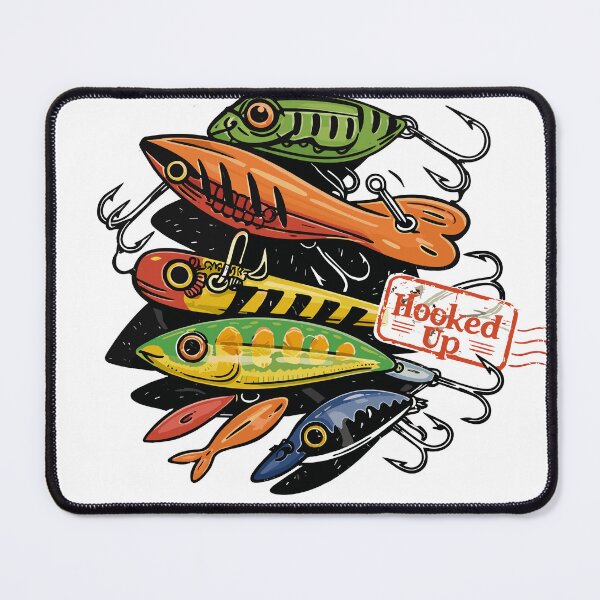 Item preview, Hooked Up Fishing Lures designed and sold by Matinez Pink.