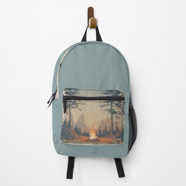 Item preview, Vintage Campfire Under the Stars | Woodland Camping Illustration designed and sold by Bound for Wonder.