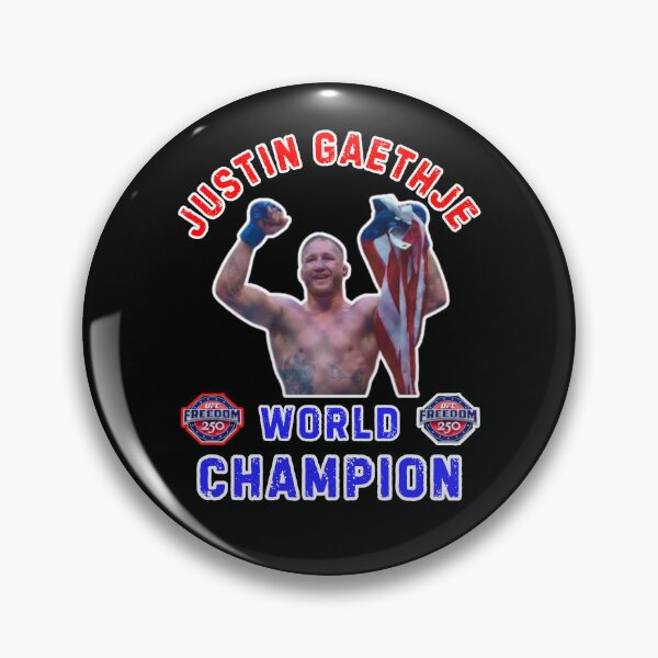 Item preview, Justin Gaethje World Champion designed and sold by WoodburyLake.