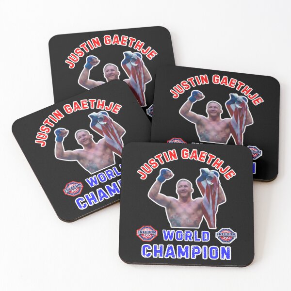 Item preview, Justin Gaethje World Champion designed and sold by WoodburyLake.