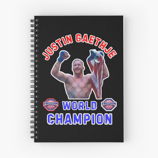 Item preview, Justin Gaethje World Champion designed and sold by WoodburyLake.