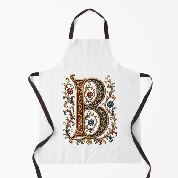 Item preview, Medieval Illuminated Letter B Vintage Monogram designed and sold by Think A Idea.