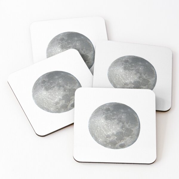 Item preview, Full moon. Astronomy. Isolated background Rare Close up moon craters. telescope. space, universe  designed and sold by TaynaraVieira.
