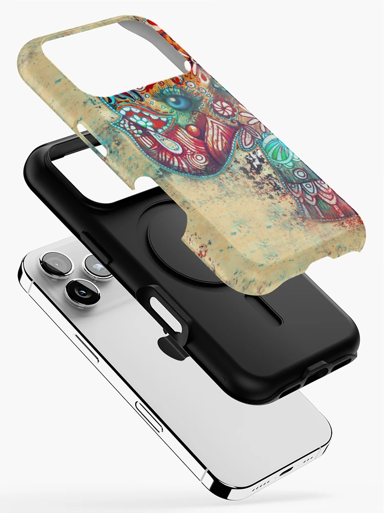 Thumbnail 2 of 4, iPhone Case, vintage elephant designed and sold by Karin Taylor.