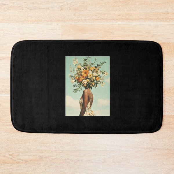 Item preview, Dreamy Floral Portrait With Wild Garden Bouquet and Soft Sky designed and sold by ferminhays.