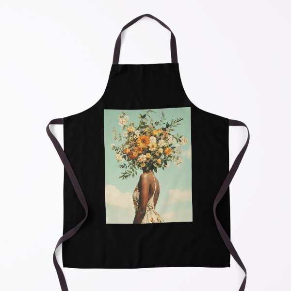 Item preview, Dreamy Floral Portrait With Wild Garden Bouquet and Soft Sky designed and sold by ferminhays.