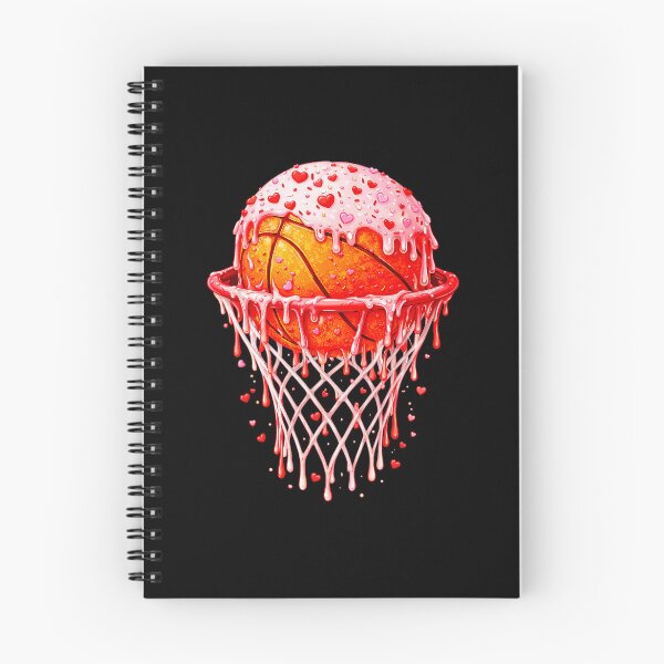 Item preview, Valentine Heart Basketball Ice Cream Drip Retro Sports designed and sold by allistermariam.