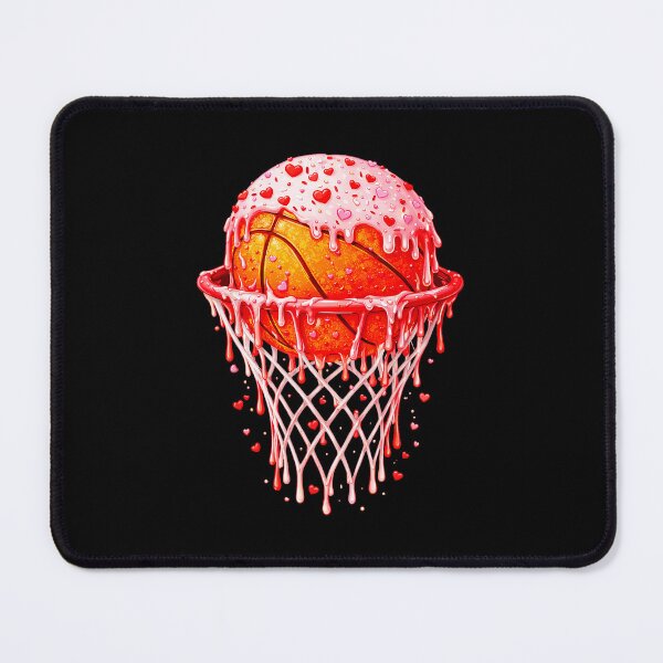 Item preview, Valentine Heart Basketball Ice Cream Drip Retro Sports designed and sold by allistermariam.