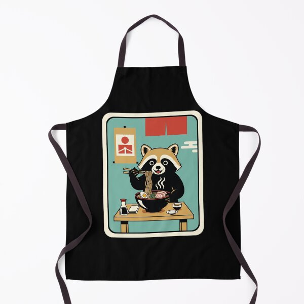 Item preview, Cute Raccoon Eating Noodles Cozy Japanese Food designed and sold by JordynLadukeg65.