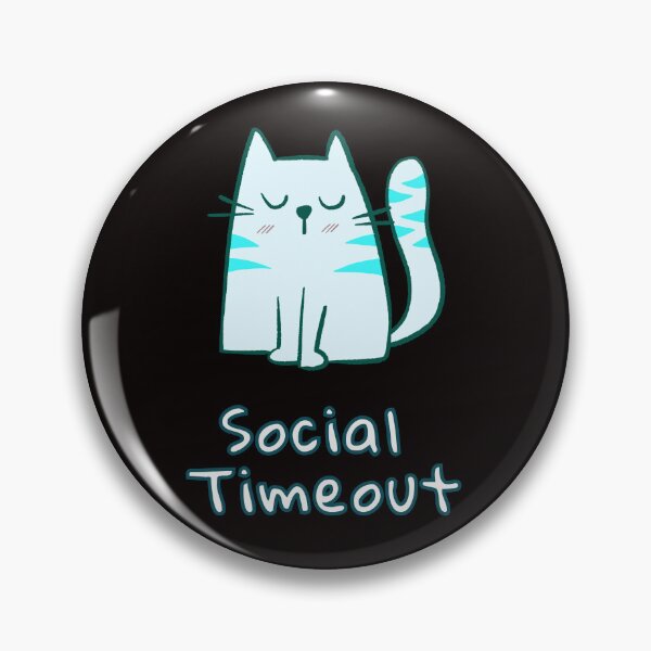 Item preview, Mood System Cats – Social Timeout Cat Meme designed and sold by ContigoART.