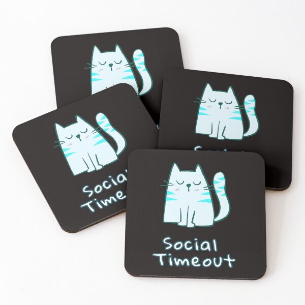 Item preview, Mood System Cats – Social Timeout Cat Meme designed and sold by ContigoART.