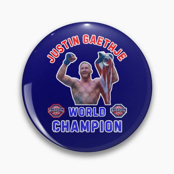 Item preview, Justin Gaethje World Champion designed and sold by WoodburyLake.