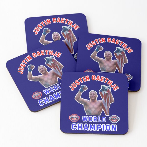 Item preview, Justin Gaethje World Champion designed and sold by WoodburyLake.
