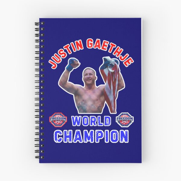 Item preview, Justin Gaethje World Champion designed and sold by WoodburyLake.