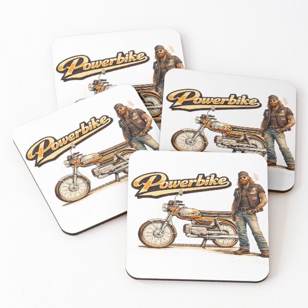 Item preview,  Bikers Be Aware Vintage Chopper Rider Retro Motorcycle Art designed and sold by Hookesmode.